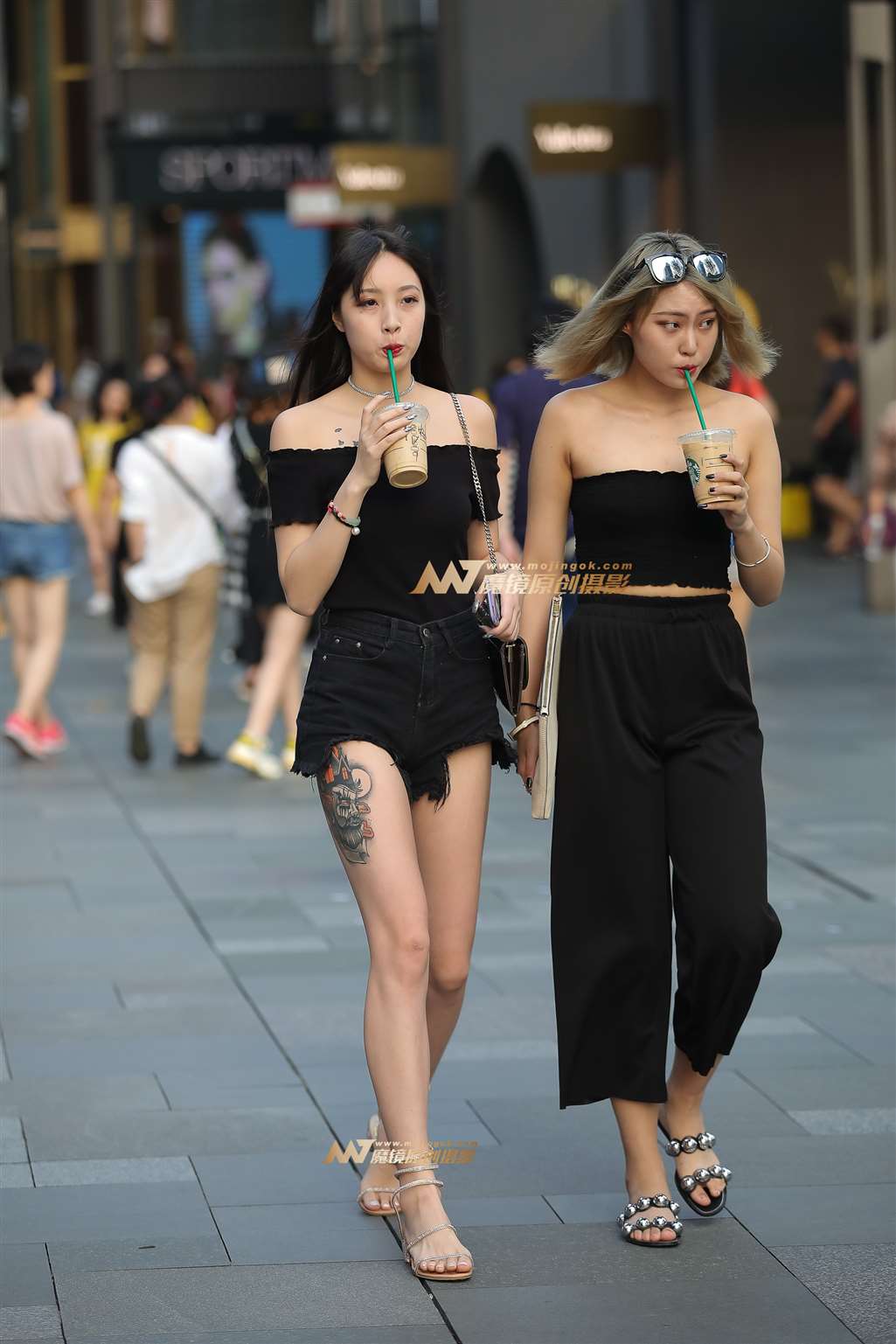 图片[5]-【凯恩赛帖】白嫩美腿-街拍流行馆