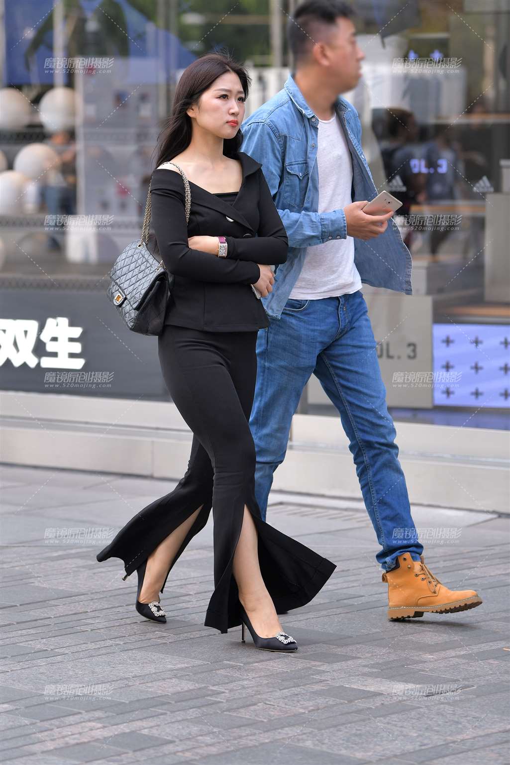 图片[5]-【红石赛帖】紧身裙裤性感美女-街拍流行馆