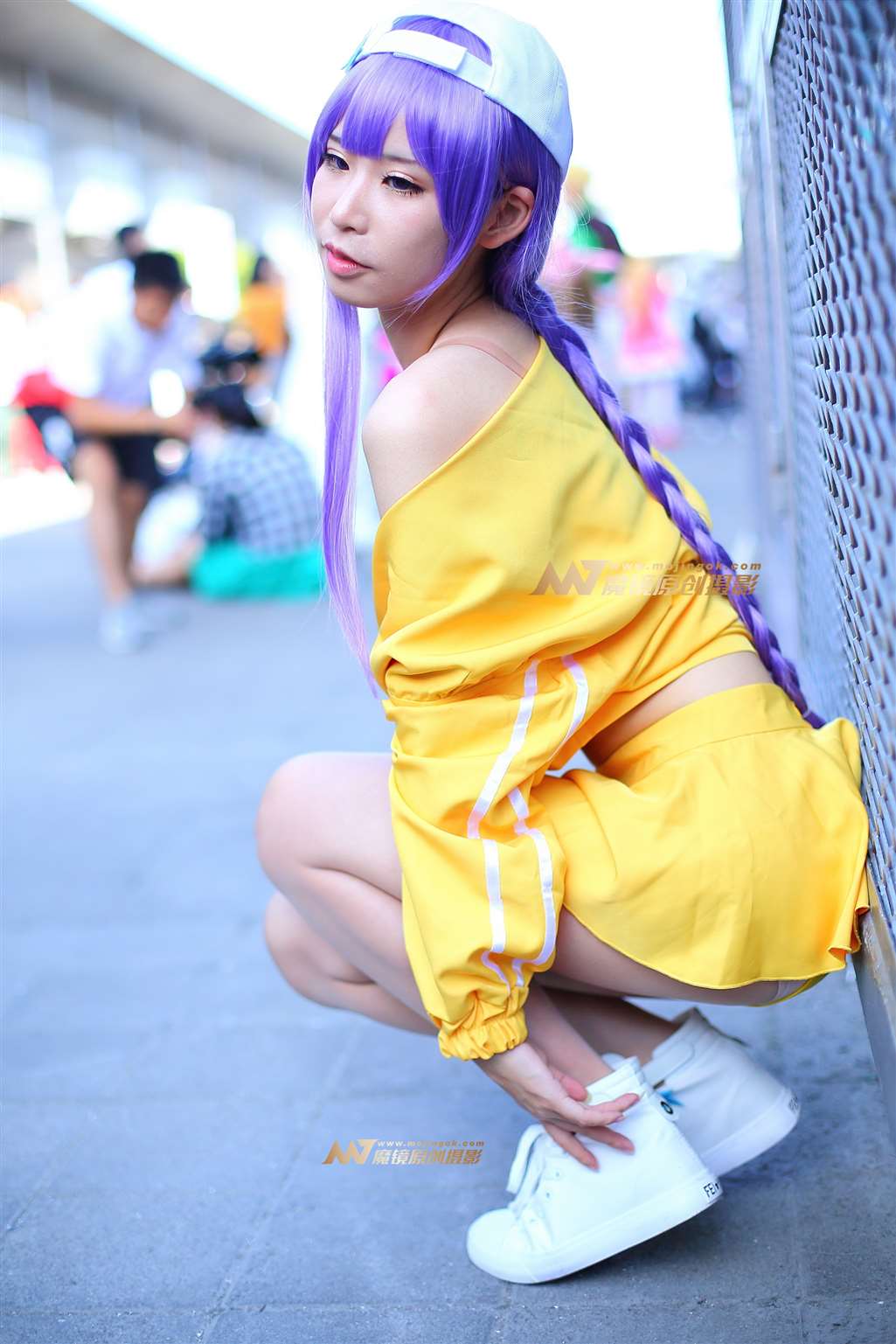 图片[5]-性感黄色运动装coser-街拍流行馆