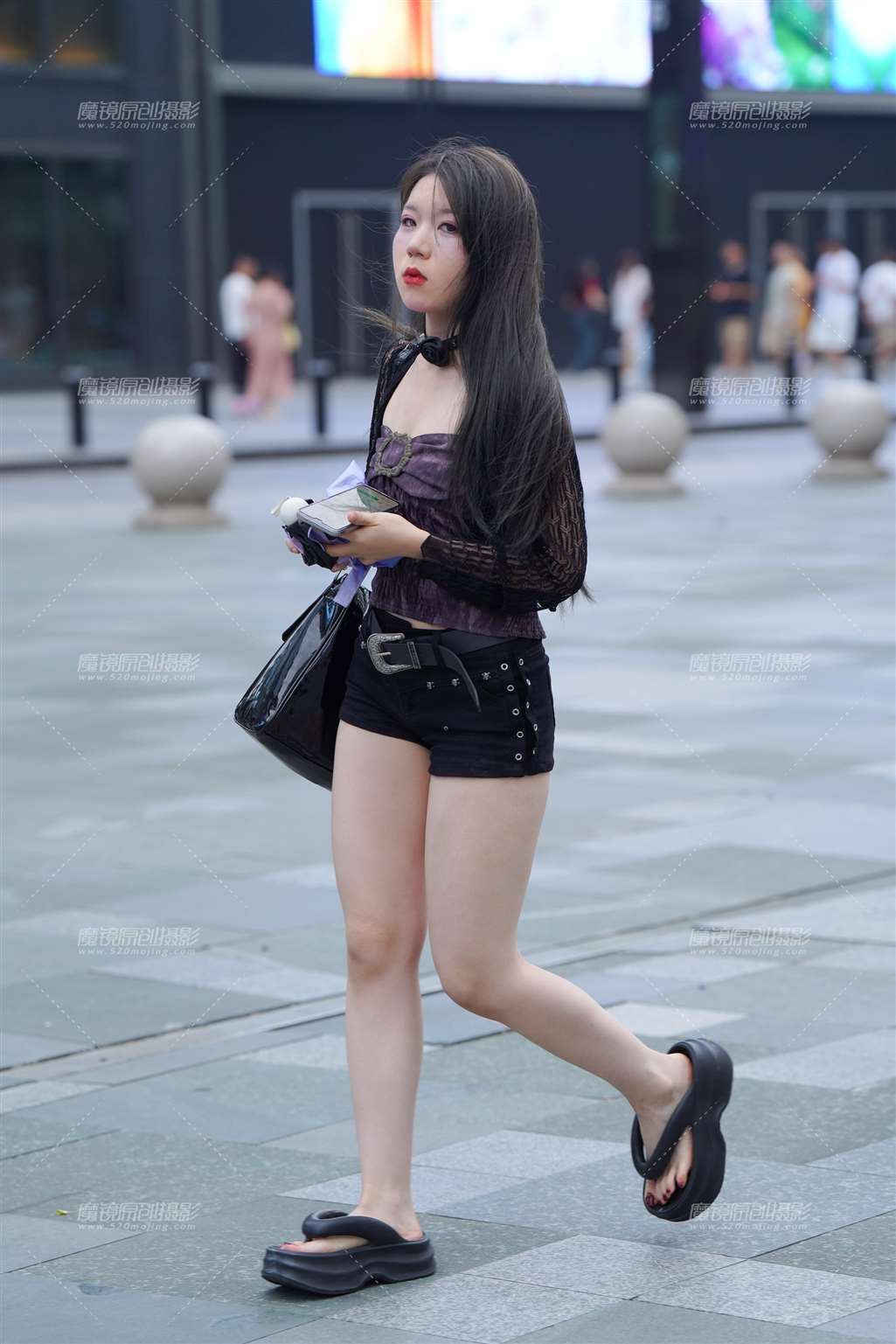 图片[5]-热裤肉腿-街拍流行馆